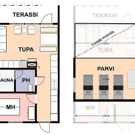 Apartmán Kelovalkea
